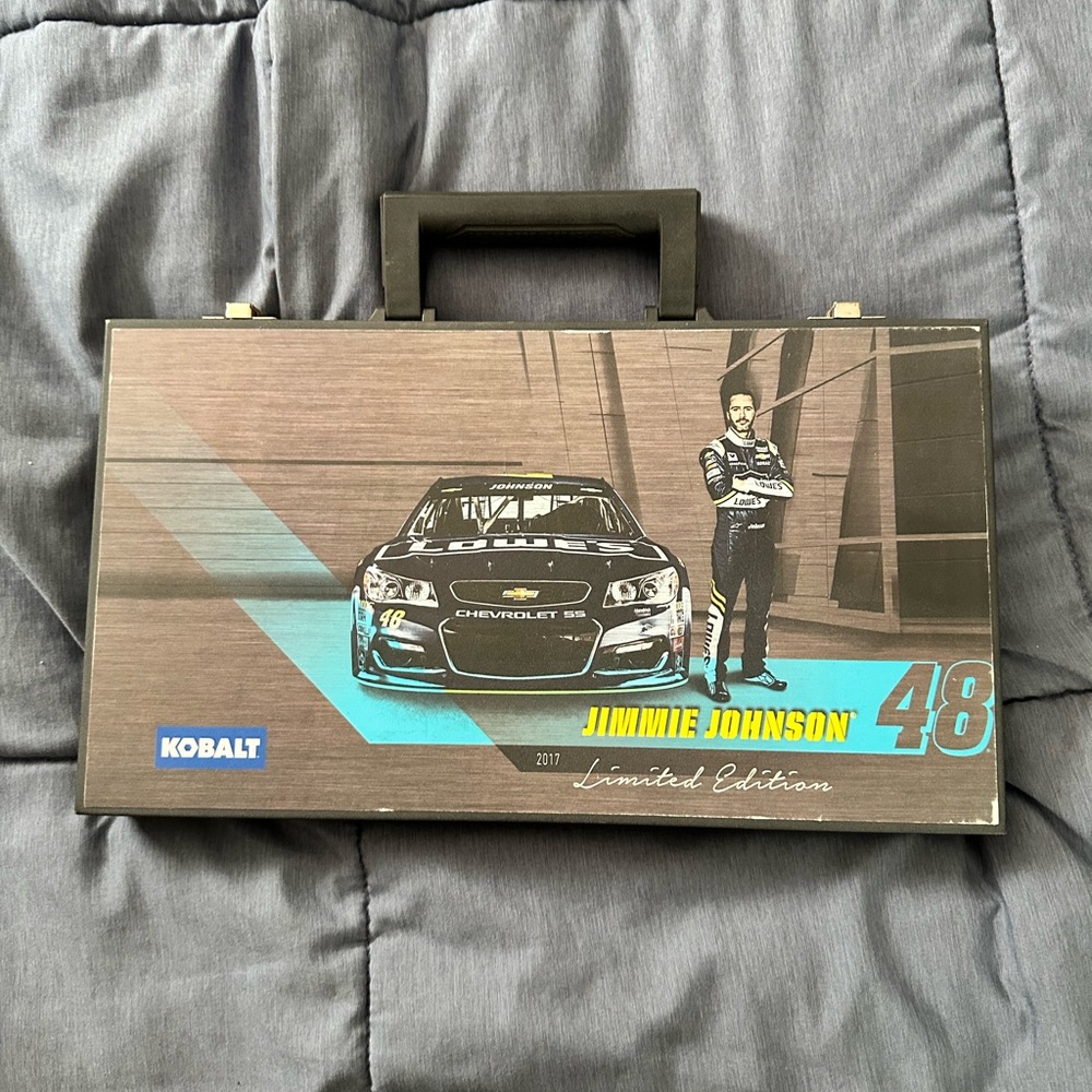 Lowes Jimmy Johnson Kobalt 2017 Limited Edition Ratchet And Socket Set Rare New